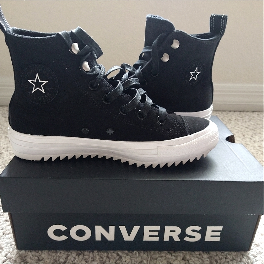 Converse White & Black CTAS Hiker High